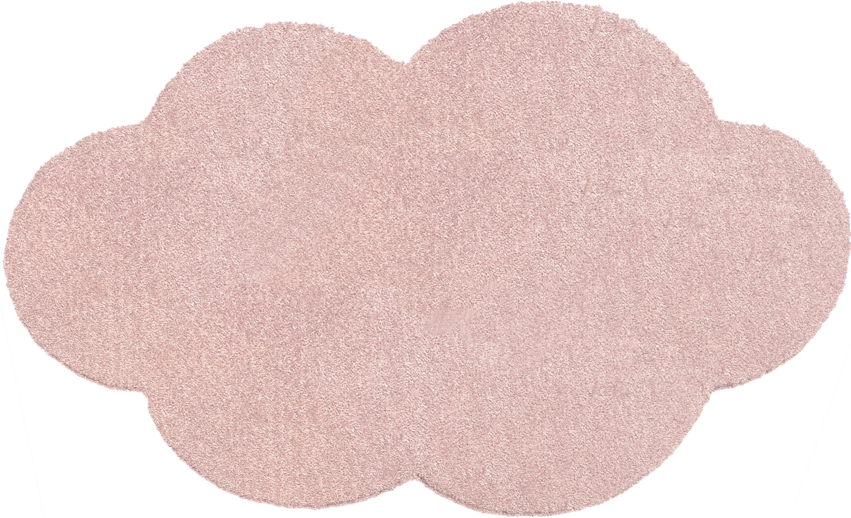 Mad about Mats Kinderteppich Elsa, Kinderteppich Spielteppich Babyteppich, Jungen, Mädchen, Wolke, Pink Blau, weich flauschig, 67 x 110 cm, 0,9 cm hoch, waschbar rutschfest
