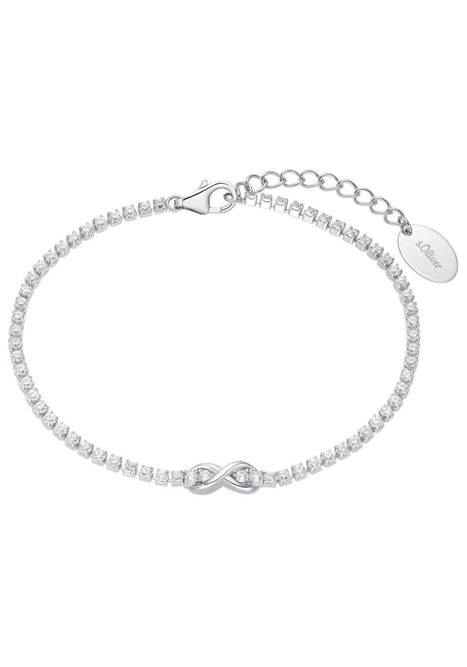 s.Oliver Tennisarmband 2034964, mit Zirkonia