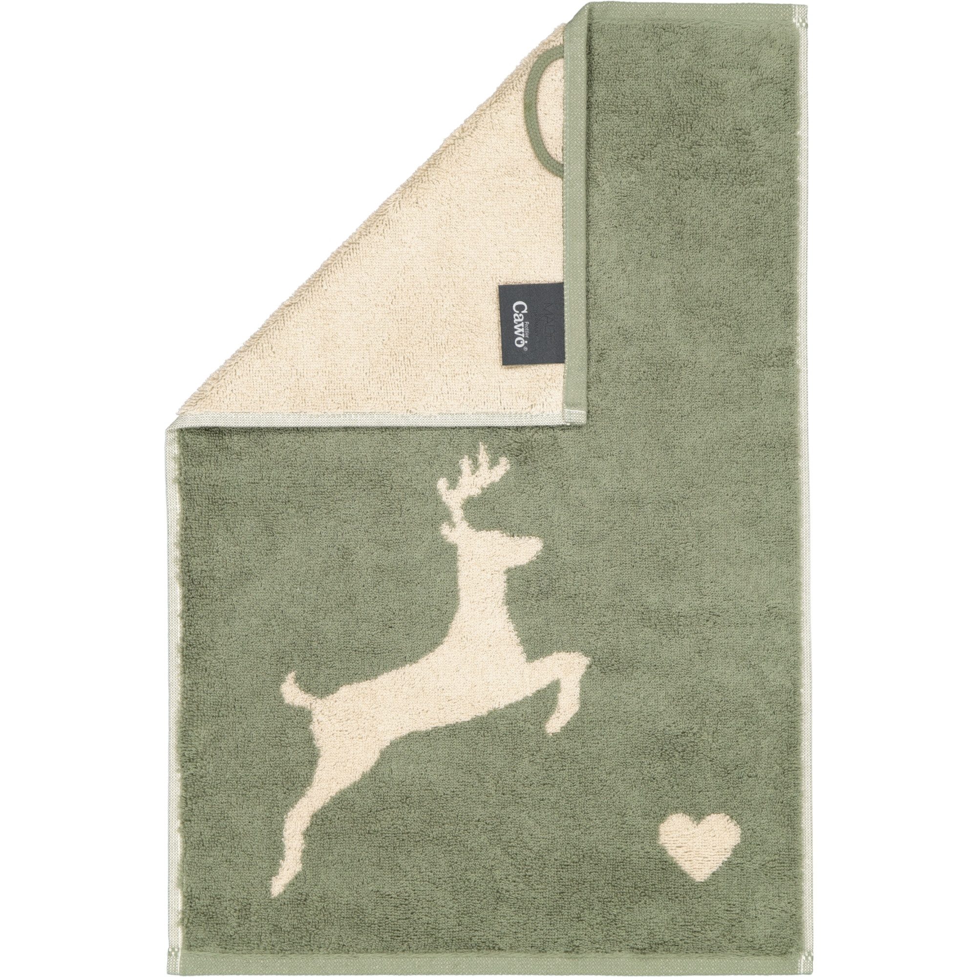 Cawö Handtücher Alpenchic Edition Hirsche 6228, 100% Baumwolle (1-St)
