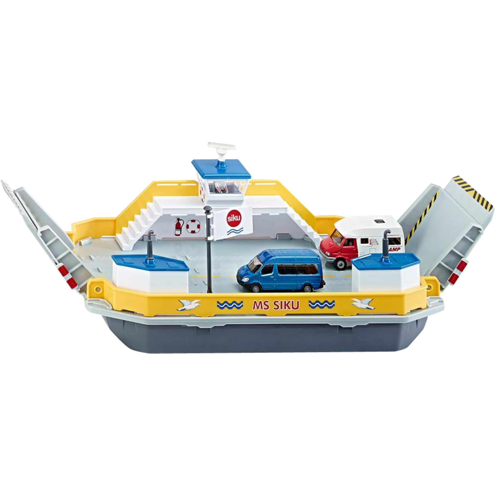 Siku Spielzeug-Boot SUPER Autofähre