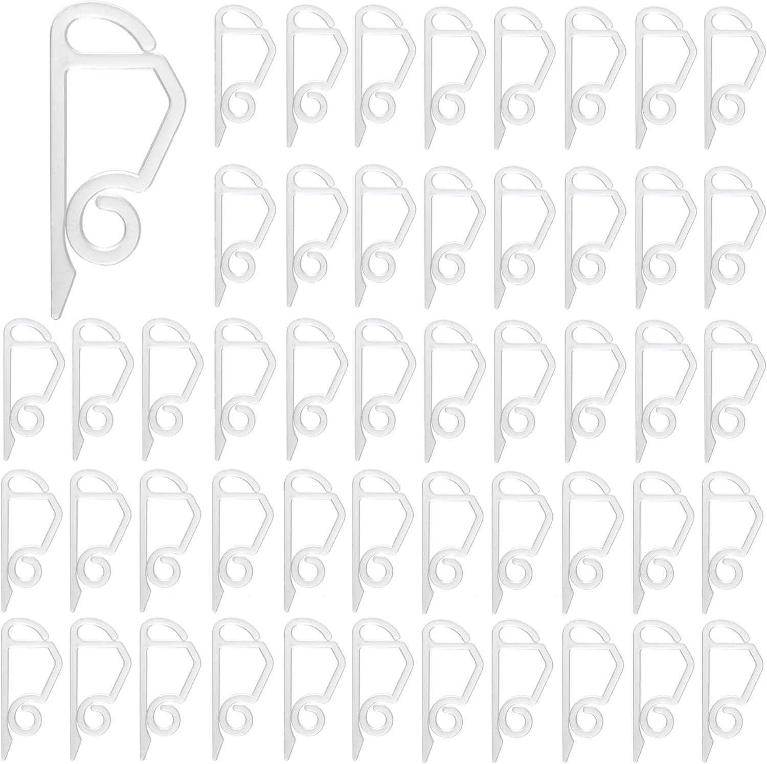 MerryXmas Dekohaken 50x Haken Lichterketten Halterung & Lichtvorhang Clips, günstig online kaufen