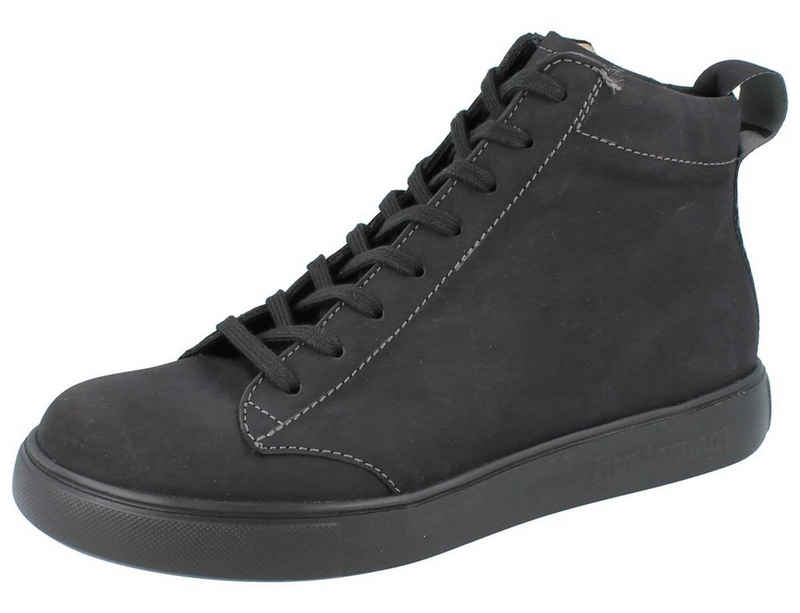 Finn Comfort Pisco, schwarz, Sneaker Wechselfußbett, Schnürung und Reißverschluss