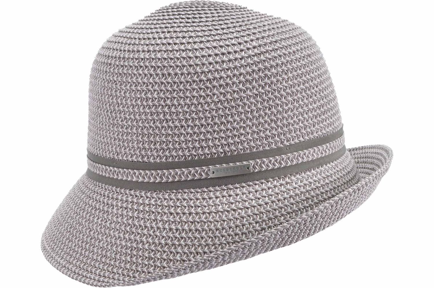 Seeberger Strohhut Knautschbare asymmetrische Glocke mit günstig online kaufen