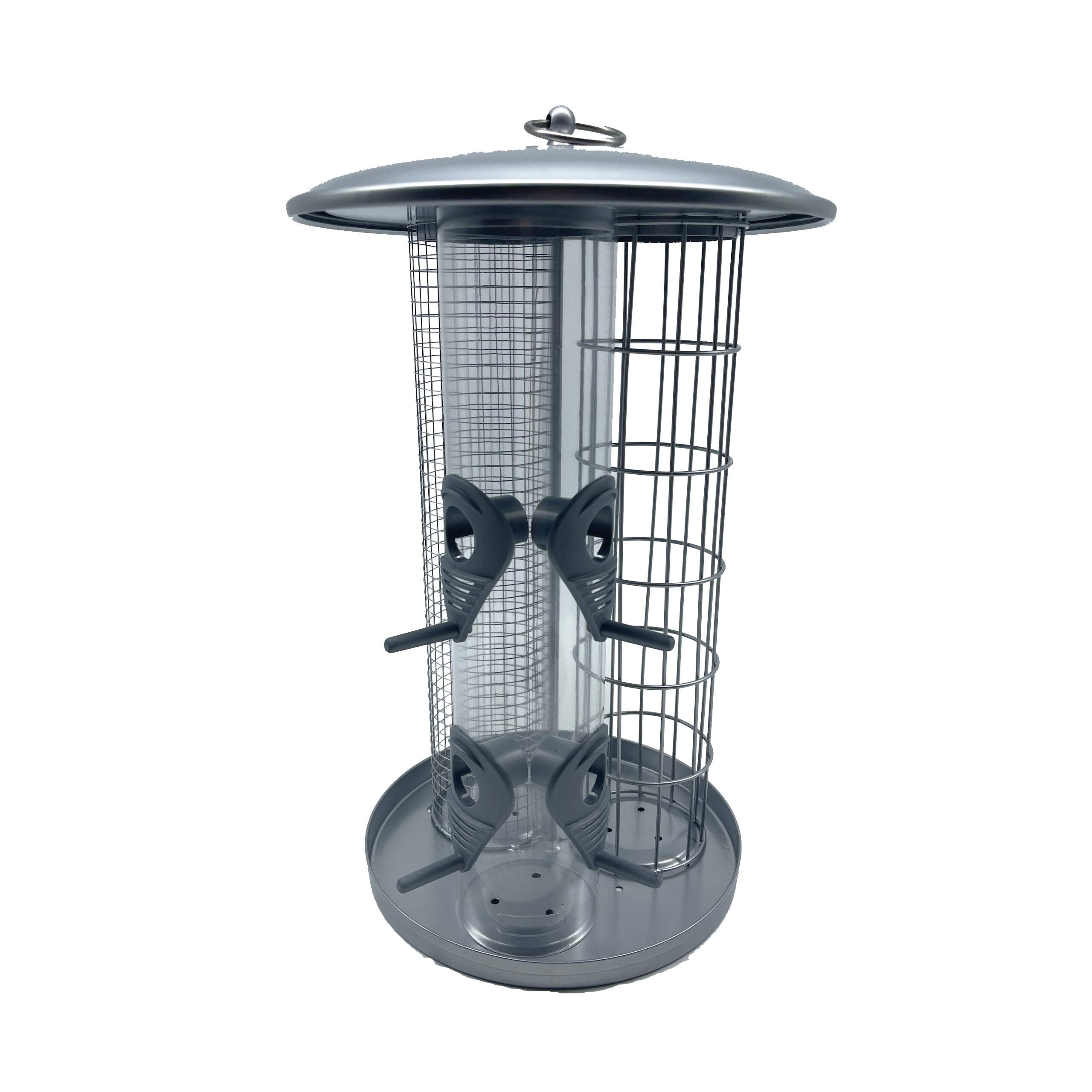 relaxdays Futterspender 3-in-1 Vogelfutterstation