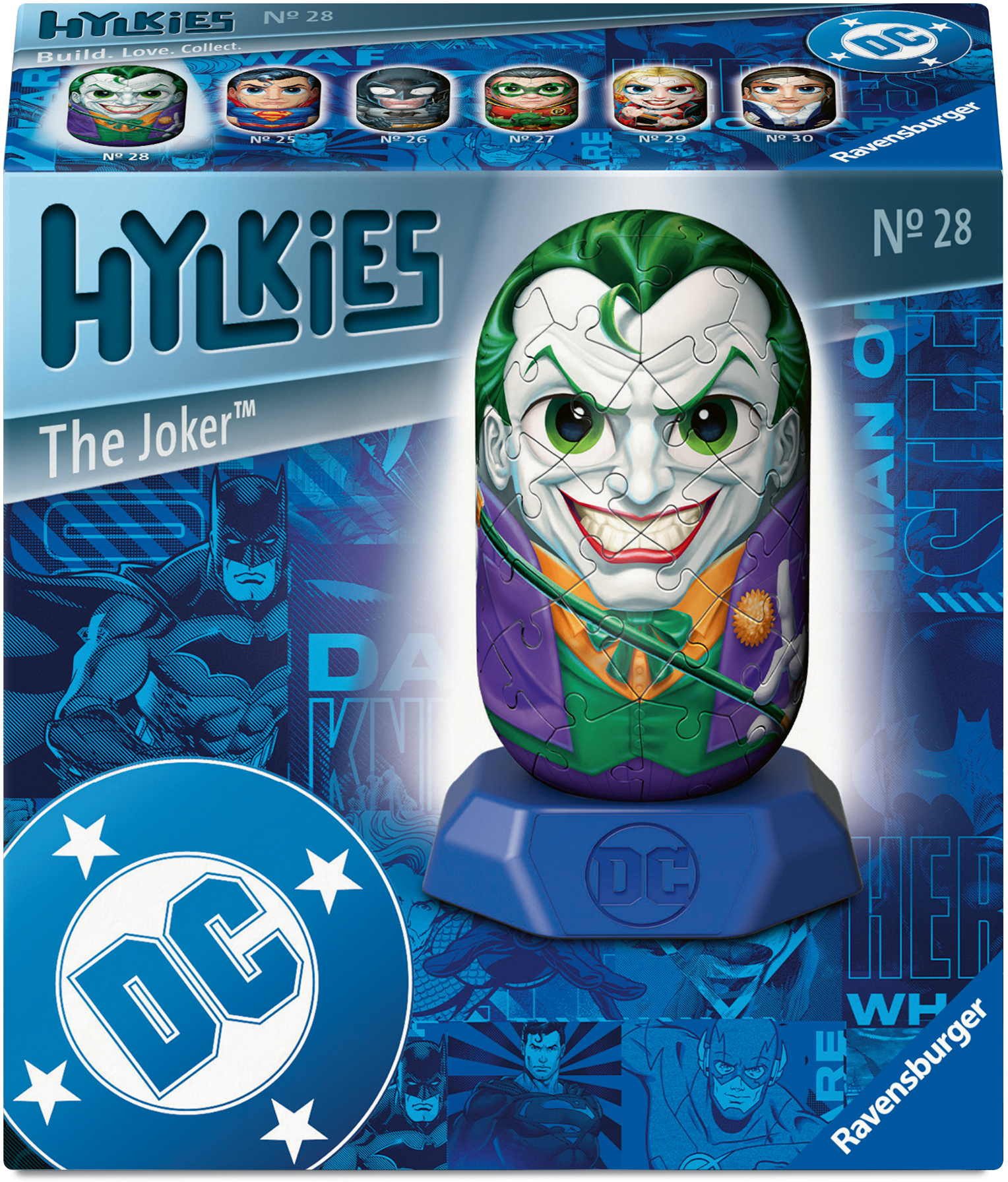 Ravensburger 3D-Puzzle 54 Teile 3D Puzzle Hylkies Universe The Joker Sammelfigur 12008015, Puzzleteile
