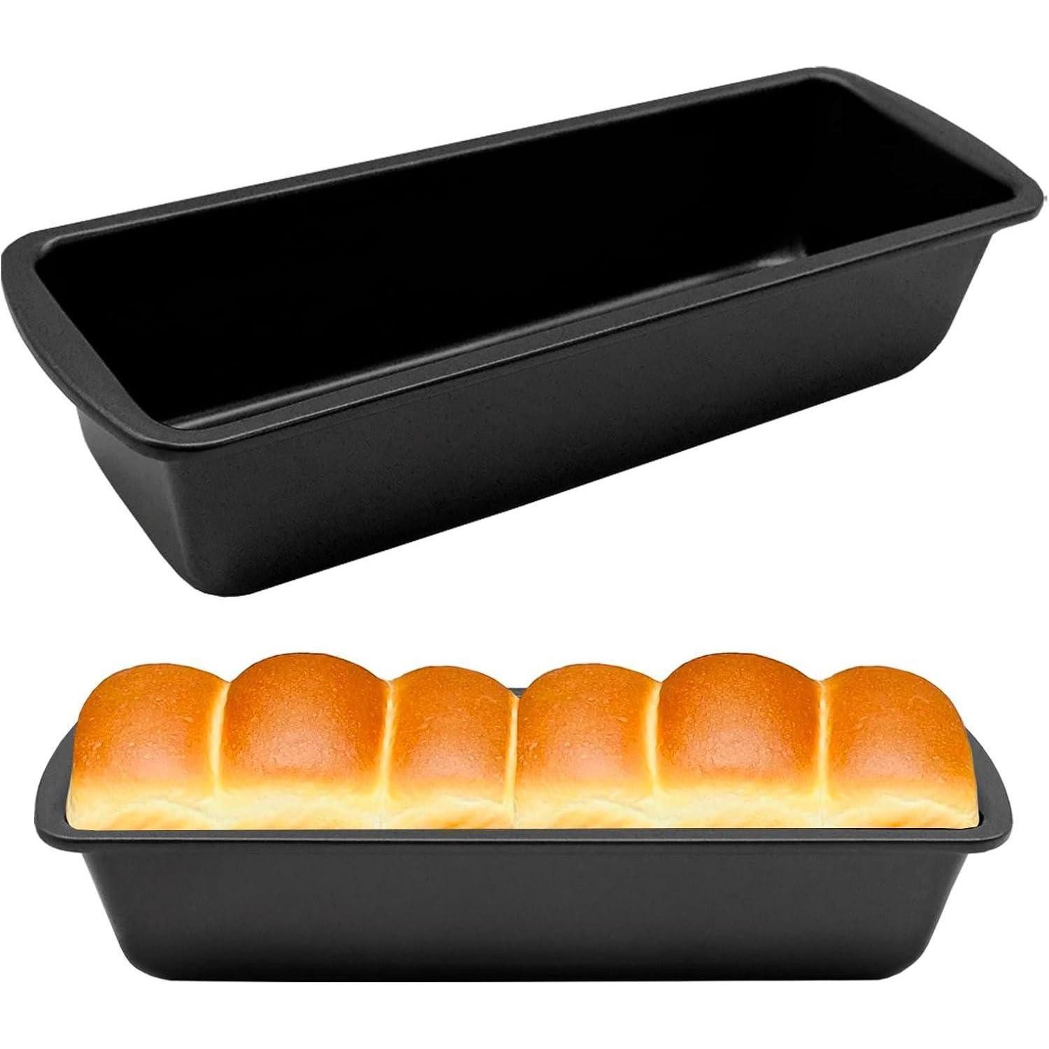 LuxusKollektion Brotbackform Brotbackform Kastenform Edelstahl Antihaft Rechteckig 2er 27x9,5x6cm