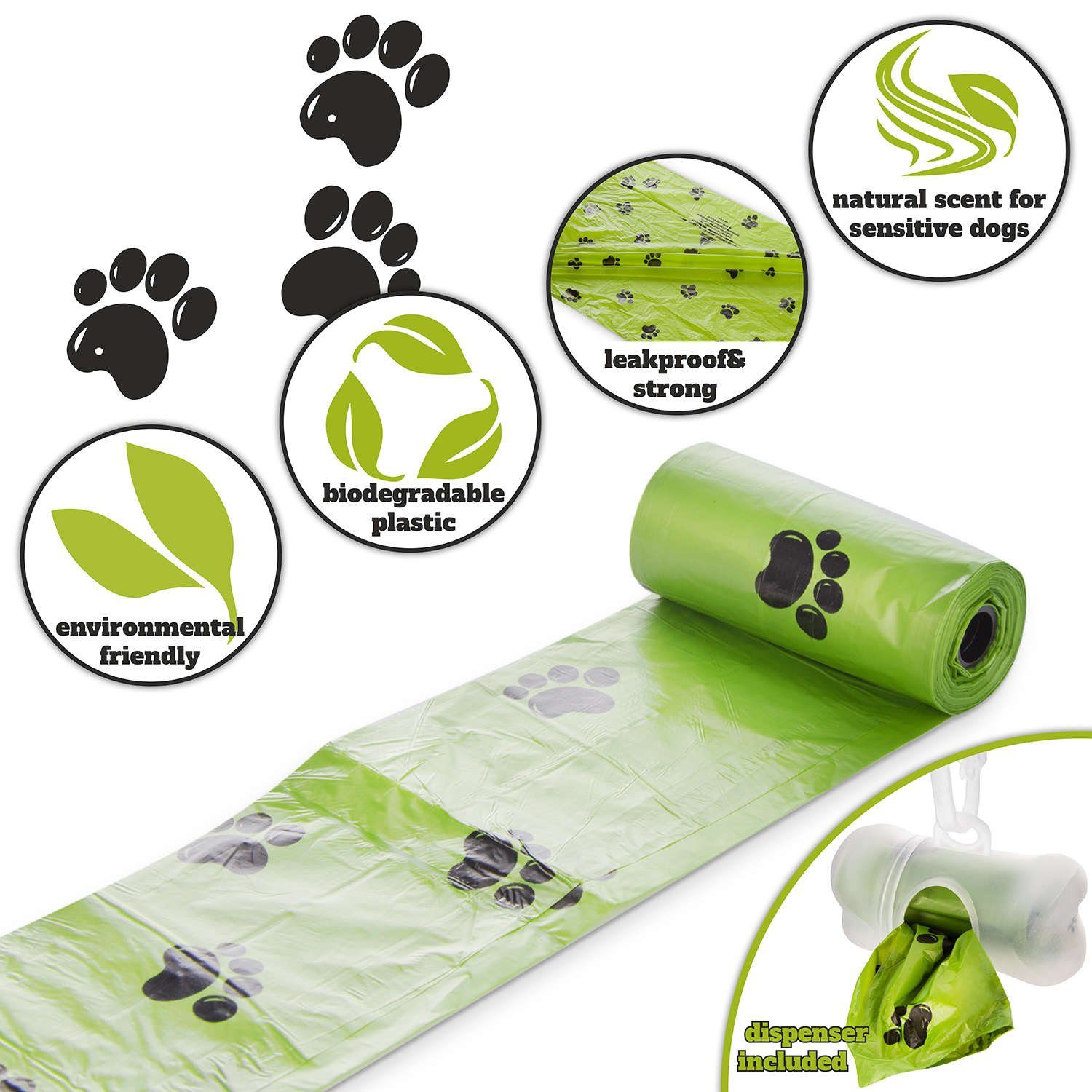 all Pets United Hunde-Geschirr Hundekotbeutel, Kompostierbare günstig online kaufen