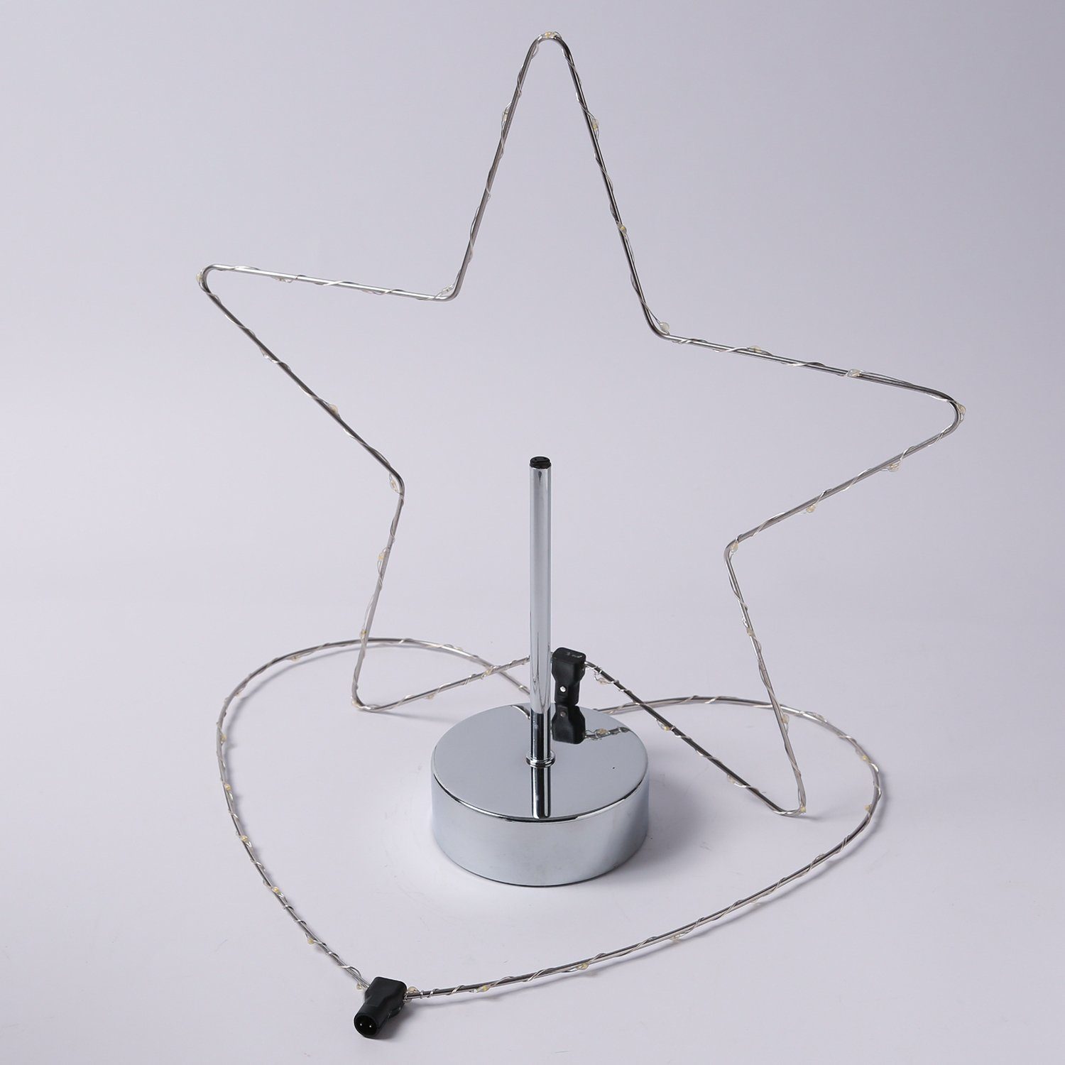 MARELIDA LED Stern LED Stern Kombi Dekoleuchte Herz Metallherz 30LED 50cm s günstig online kaufen