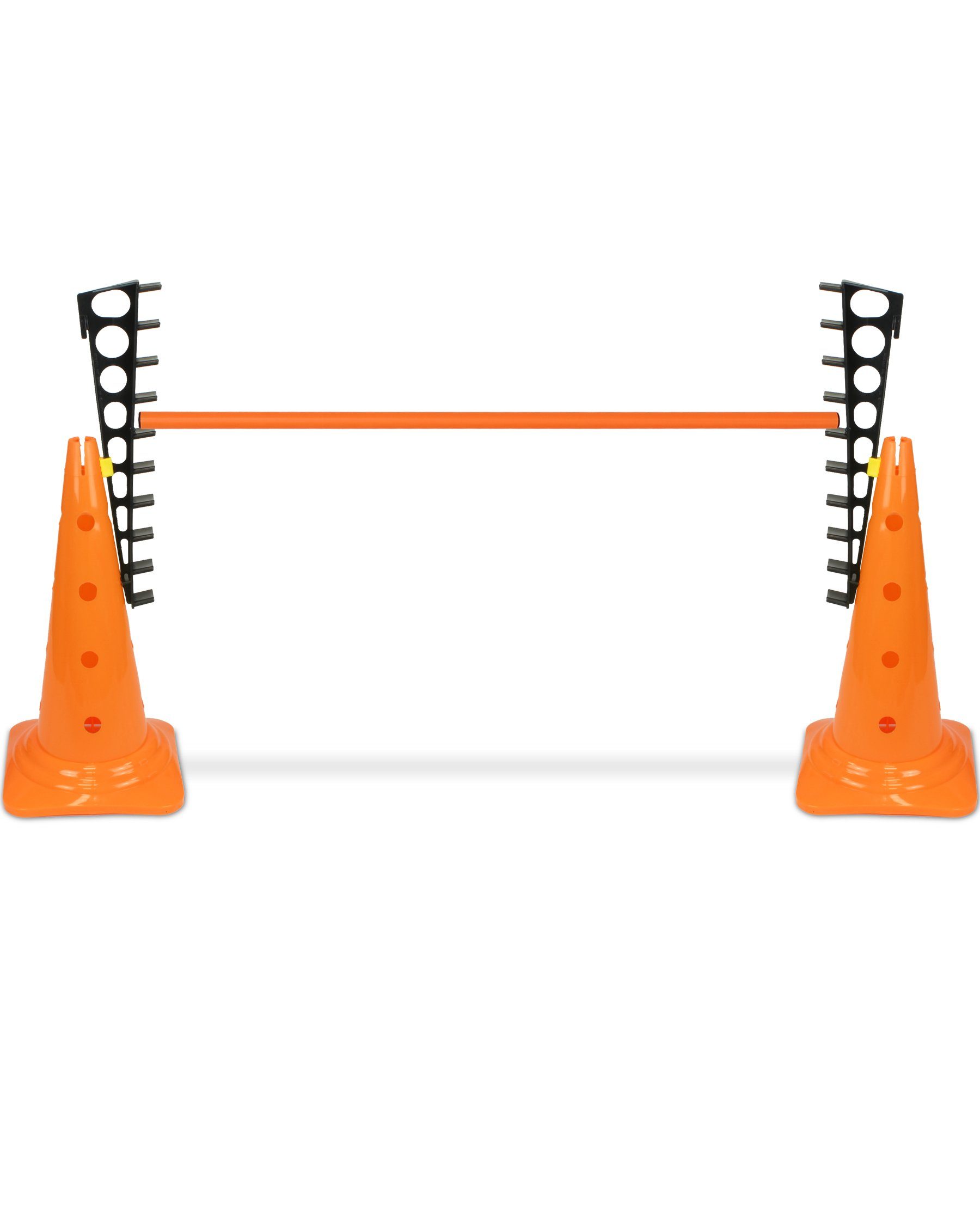 Superhund Hürde Leiterhürde mit Kegel 50 und Stange 100 cm Farbe Orange