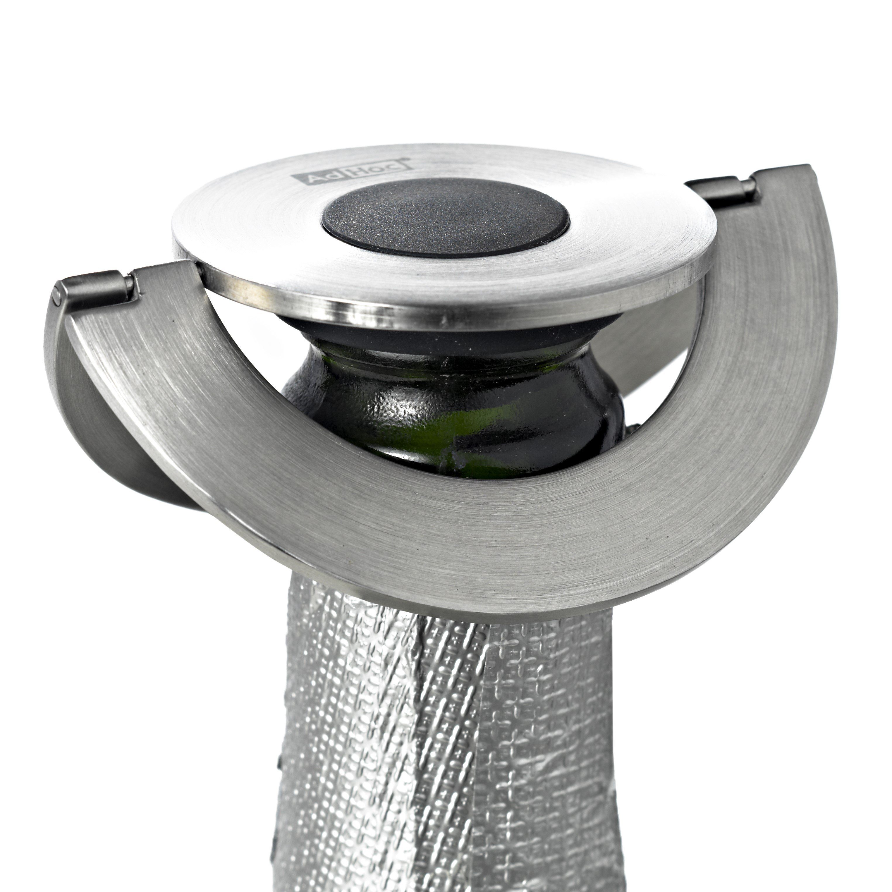 AdHoc Verschlussklammer Sekt- und Chamapgnerverschluss CHAMP (1-tlg), super dichter Bügelverschluss