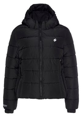 Superdry Steppjacke HOODED SPIRIT SPORTS PUFFER aus wasserabweisendem Material