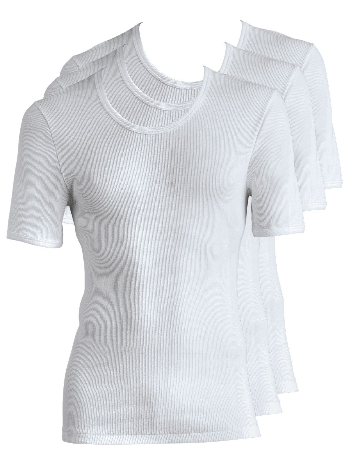 Unterziehshirt 3er Pack Herren T-Shirt Unterhemd Baumwolle