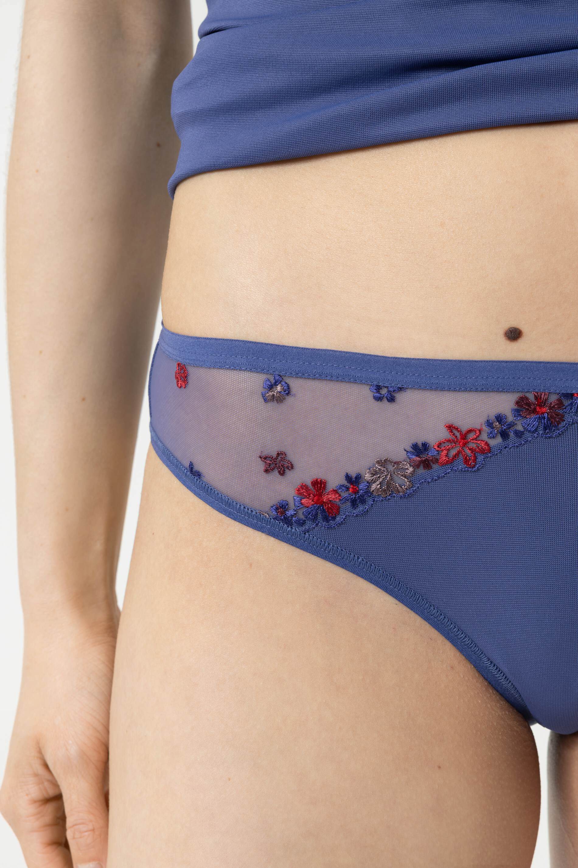 Mey Minislip Mey Mini-Slip Serie Pretty Sense (1-St., 1) Dessous-Slip, florale Stickerei, Tüllspitze, mit Baumwollzwickel