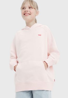 Levi's® Kids Kapuzensweatshirt Mädchenhoodie CHALK PINK (1-tlg) mit Kängarutasche