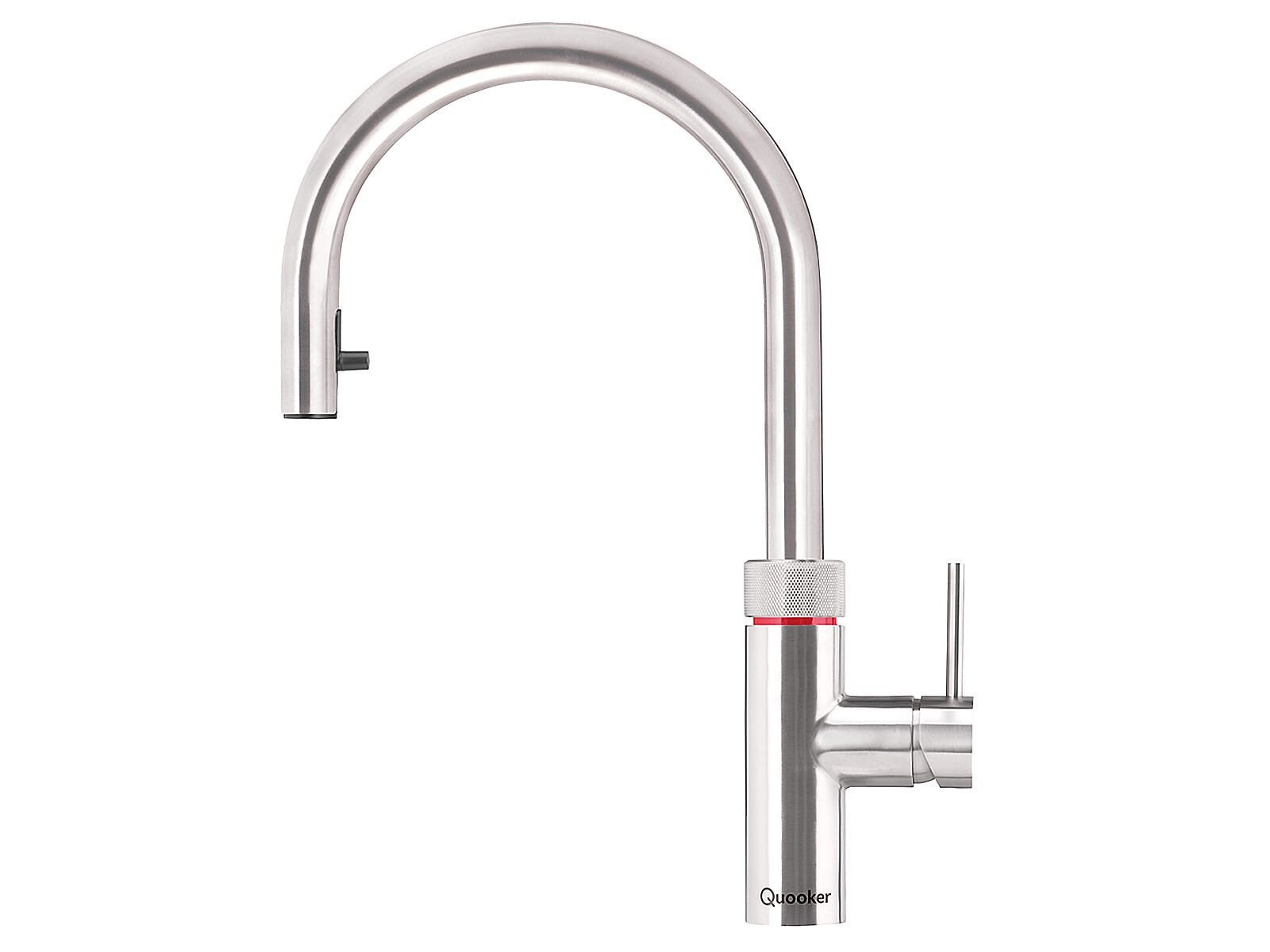 QUOOKER Küchenarmatur Quooker PRO3 & CUBE, Flex inkl. Cube-Filter (4x CO₂ gratis) (Spar-Set, Armatur mit PRO3 und CUBE für kochendes, gekühltes, sprudelndes Was – Bild 2 von 5