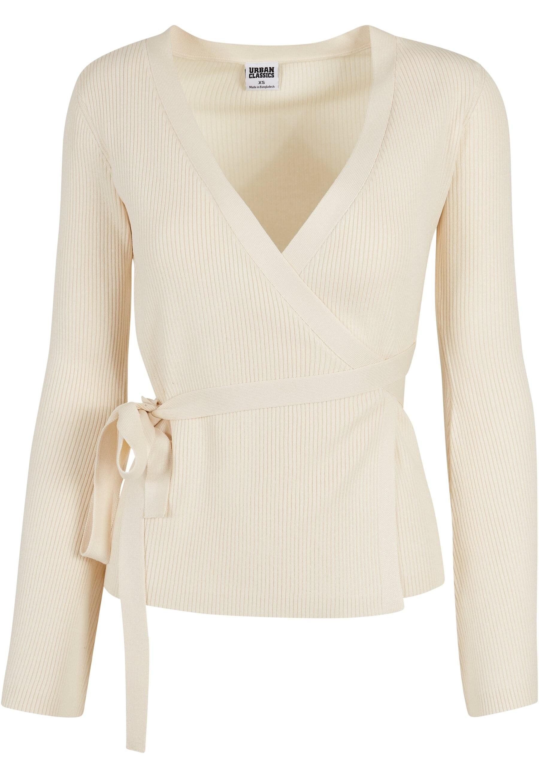 URBAN CLASSICS Cardigan Urban Classics Damen Ladies Rib Knit Wrapped Cardig günstig online kaufen