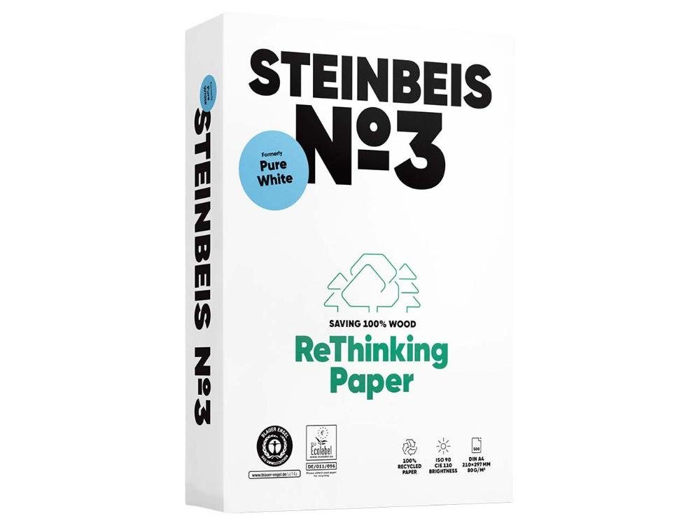 bedeutend STEINBEIS Kopierpapier Steinbeis Recycling-Kopierpapier 'PureWhite' B 500