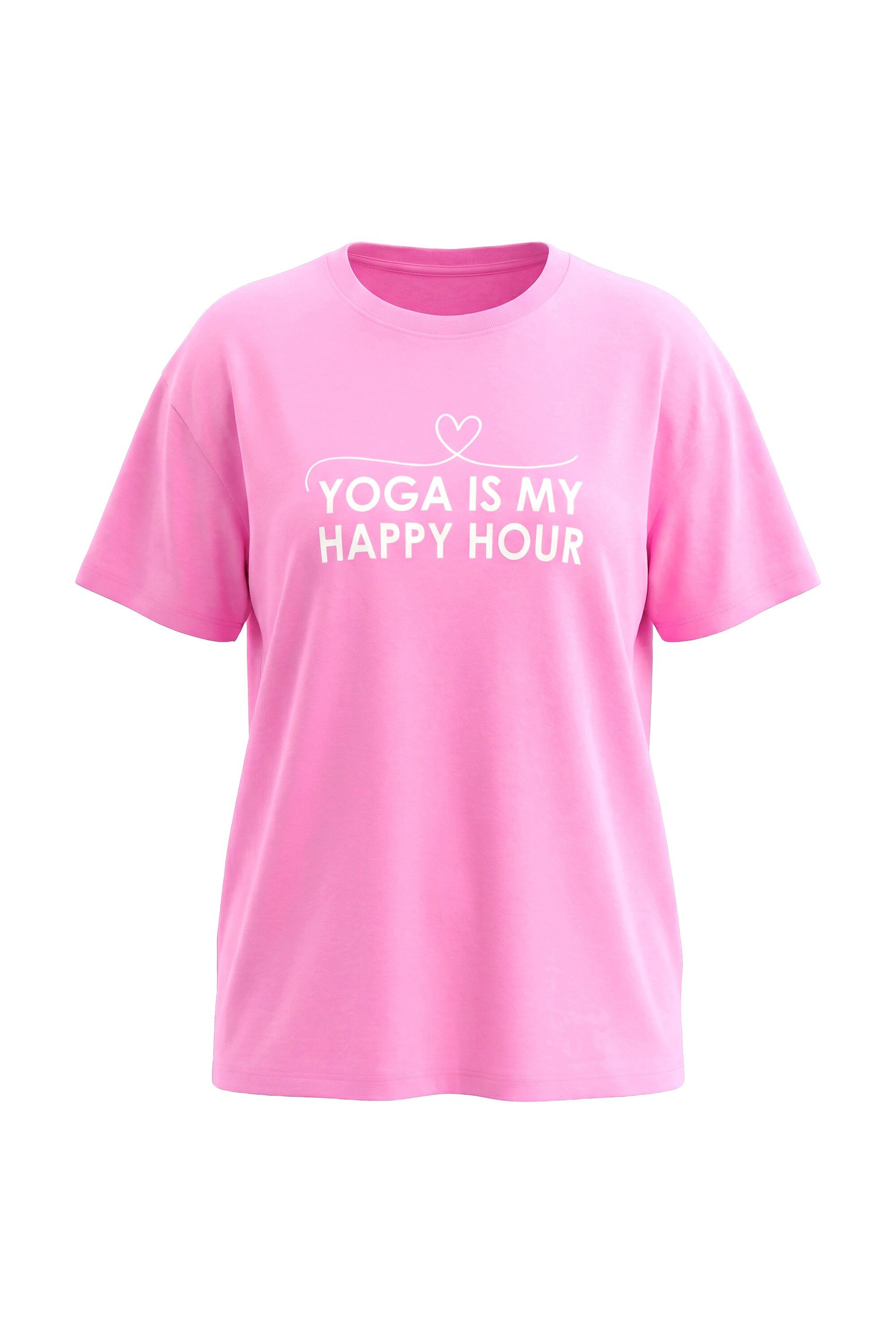 Angel of Style T-Shirt T-Shirt oversized Yoga-Schriftzug günstig online kaufen