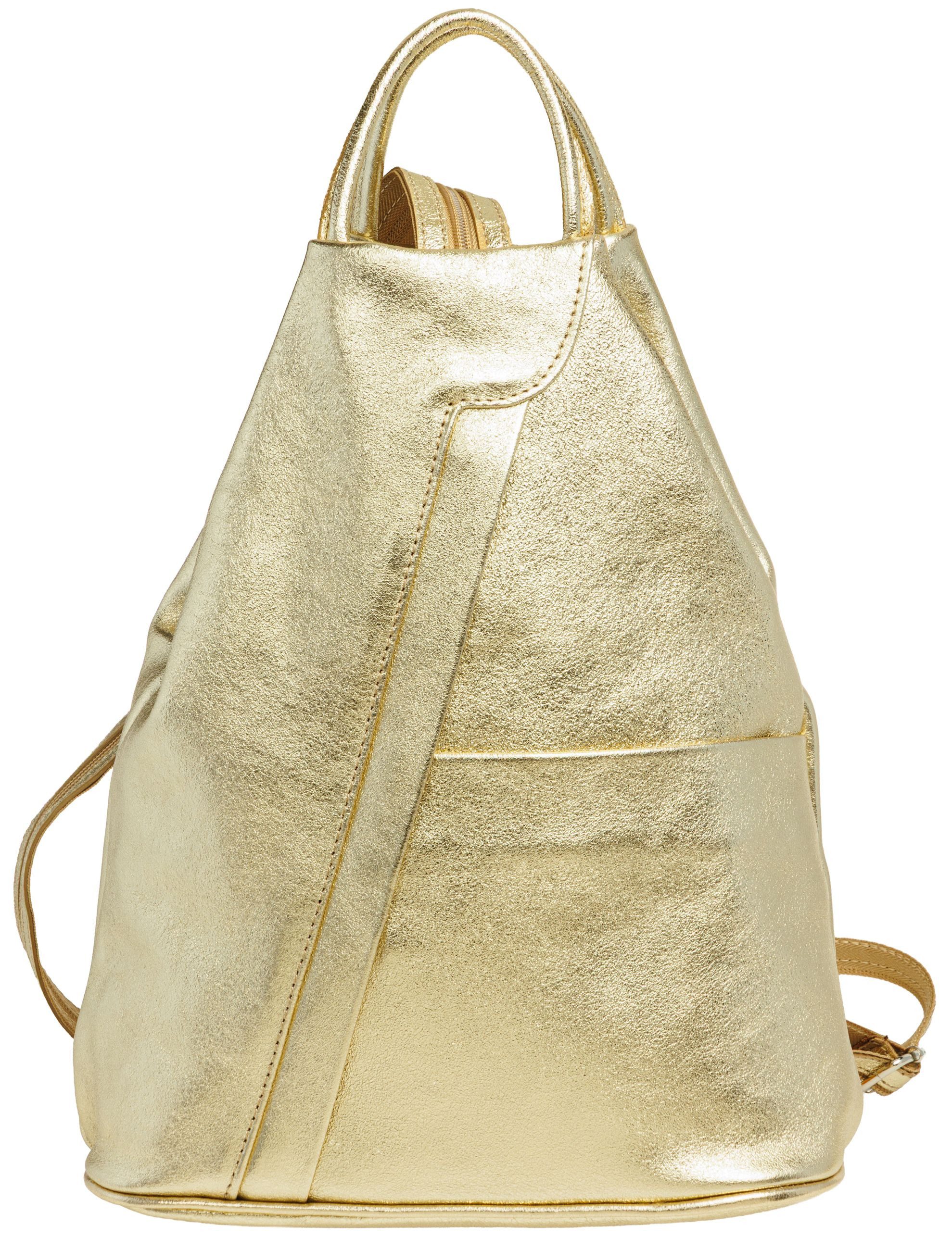 Caspar Cityrucksack 2in1 sportliche Leder Schultertasche - SIGNATURE LINE - Modell No.782
