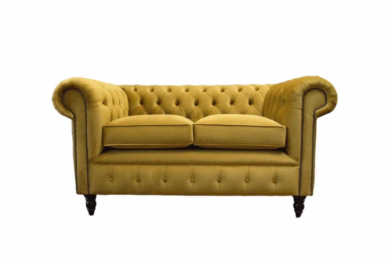 Wohnzimmer Chesterfield Sofa JVmoebel Textil Design Klassisch Sofas Couch Chesterfield-Sofa,