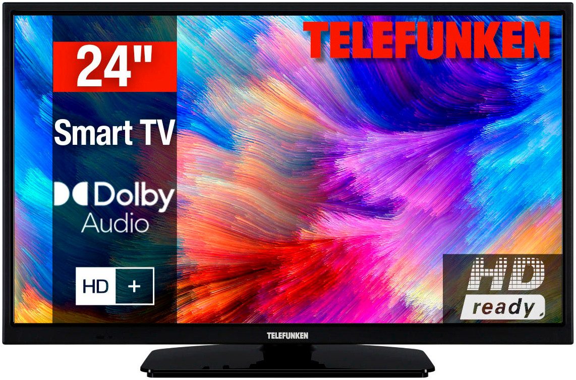 Telefunken L24H554M1CWI LED-Fernseher (60 cm/24 Zoll, HD-ready, Smart-TV)
