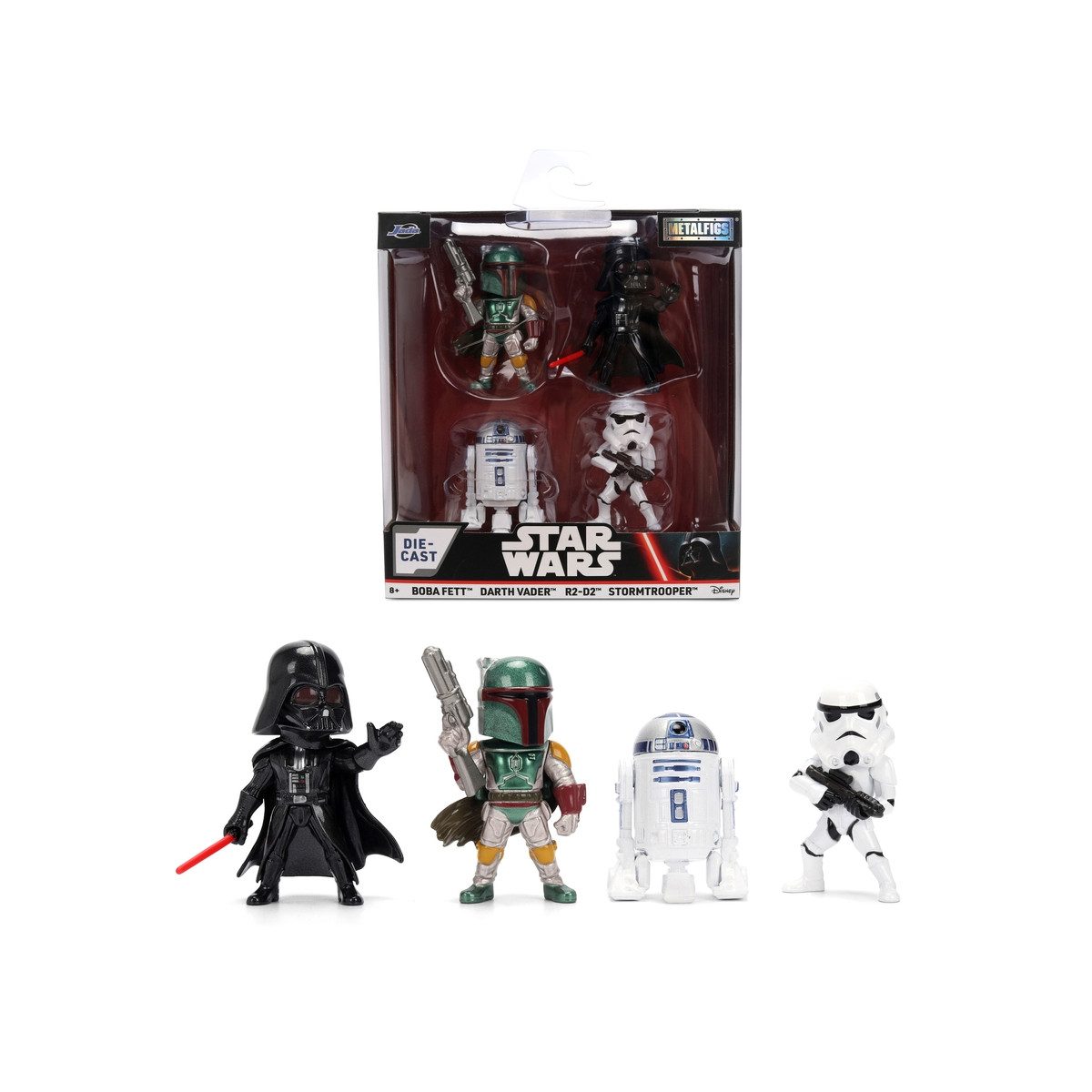 Simba Dickie Merchandise-Figur Figur STAR WARS 4-Pack 2.5" Welle 1