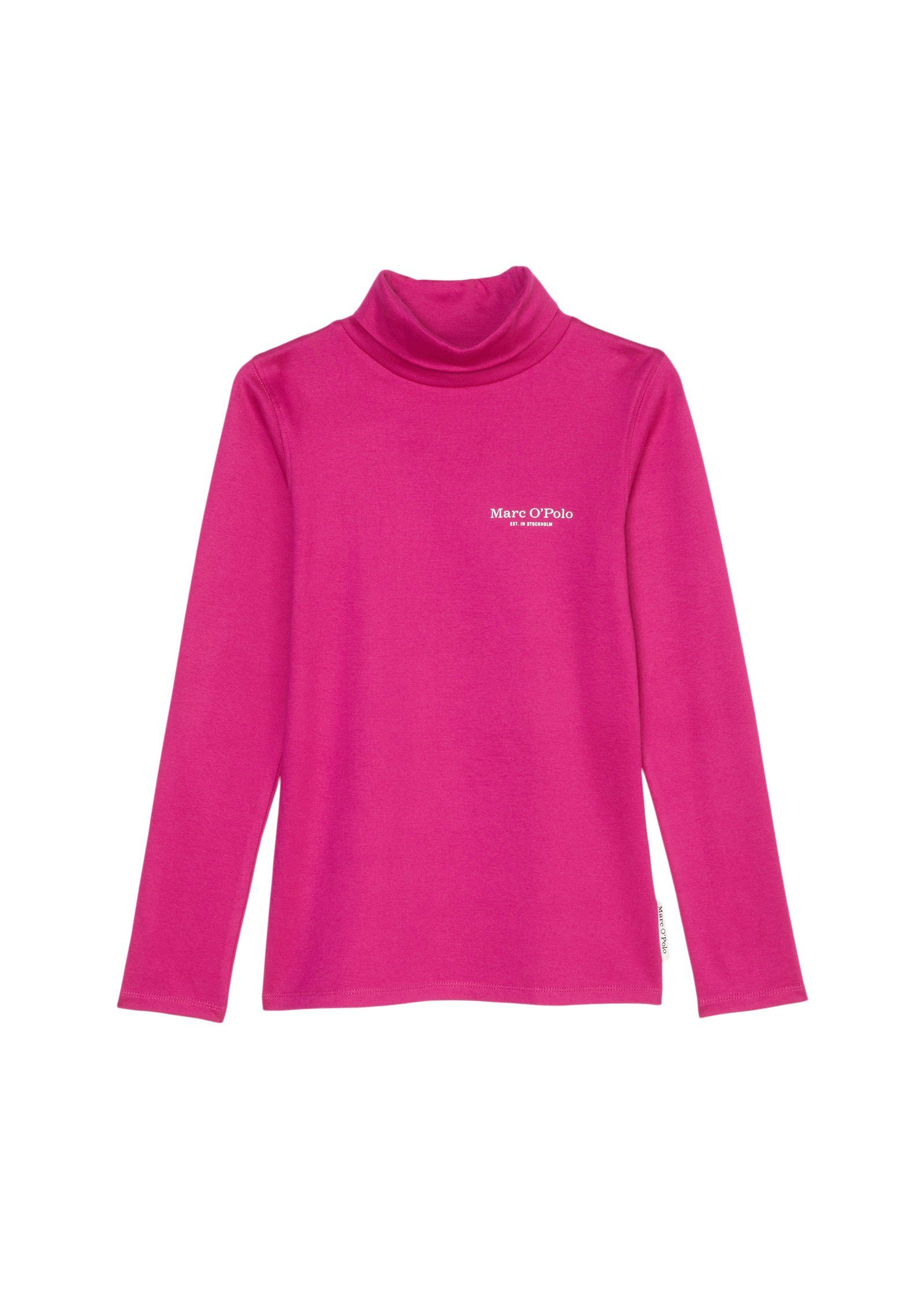 Marc O'Polo Langarmshirt im schmalen Fit pink