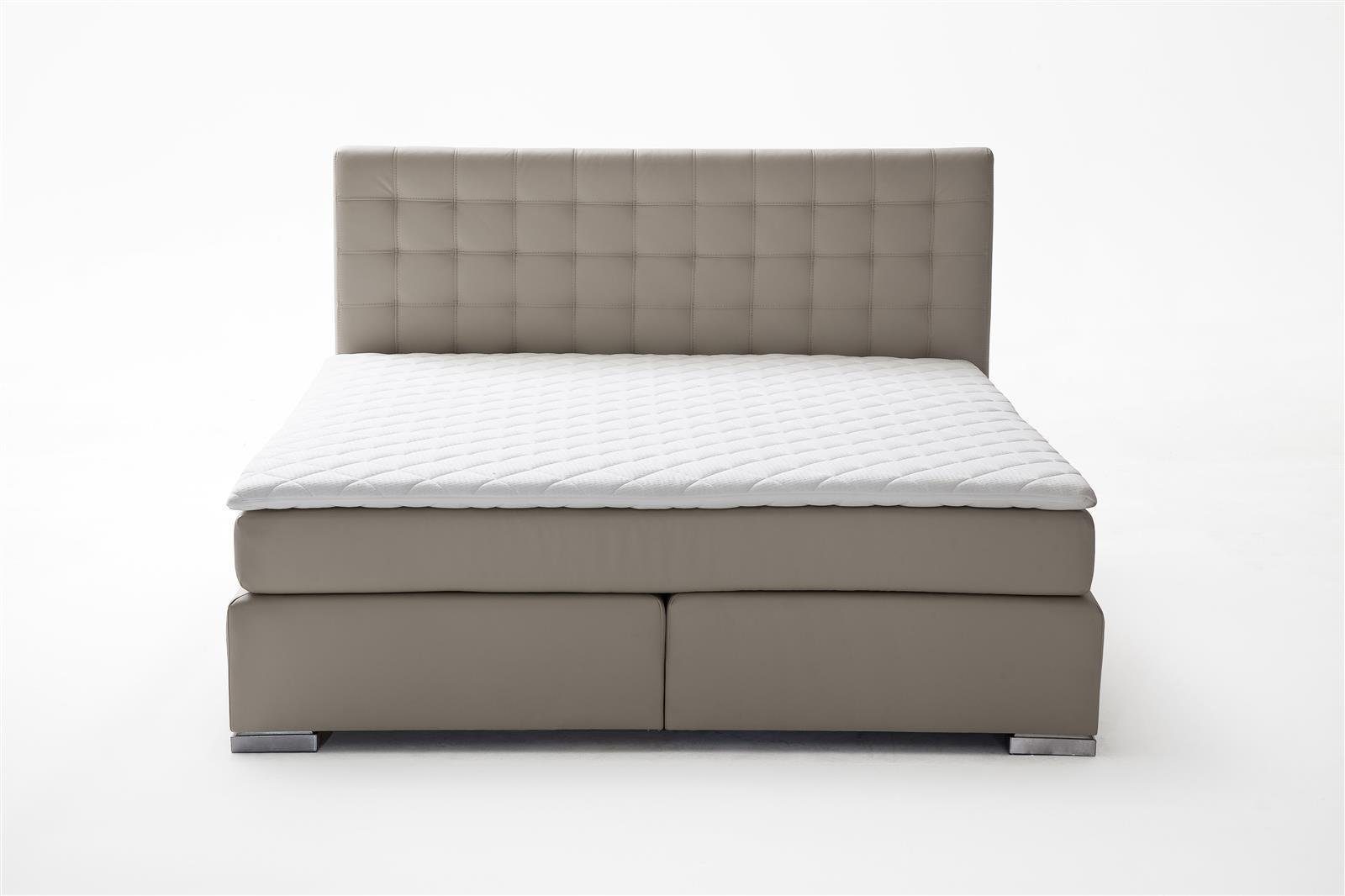 möbelando Boxspringbett Lenno, 162 x 117 x 211 cm (B/H/T)
