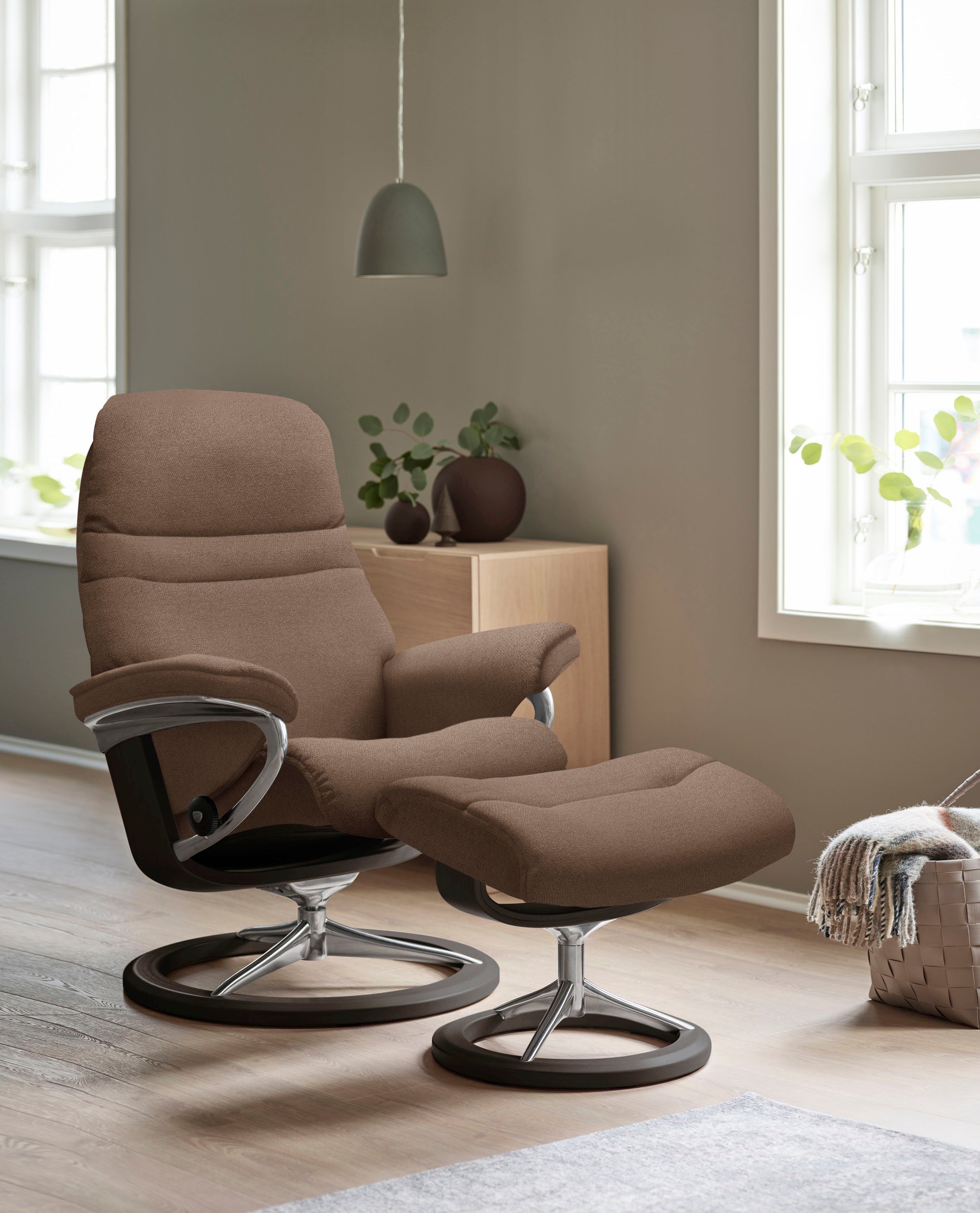 Sunrise, mit Wenge Signature Größe Base, Relaxsessel S, Gestell Stressless®