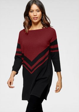 Laura Scott Longpullover mit besonderem Strickmuster