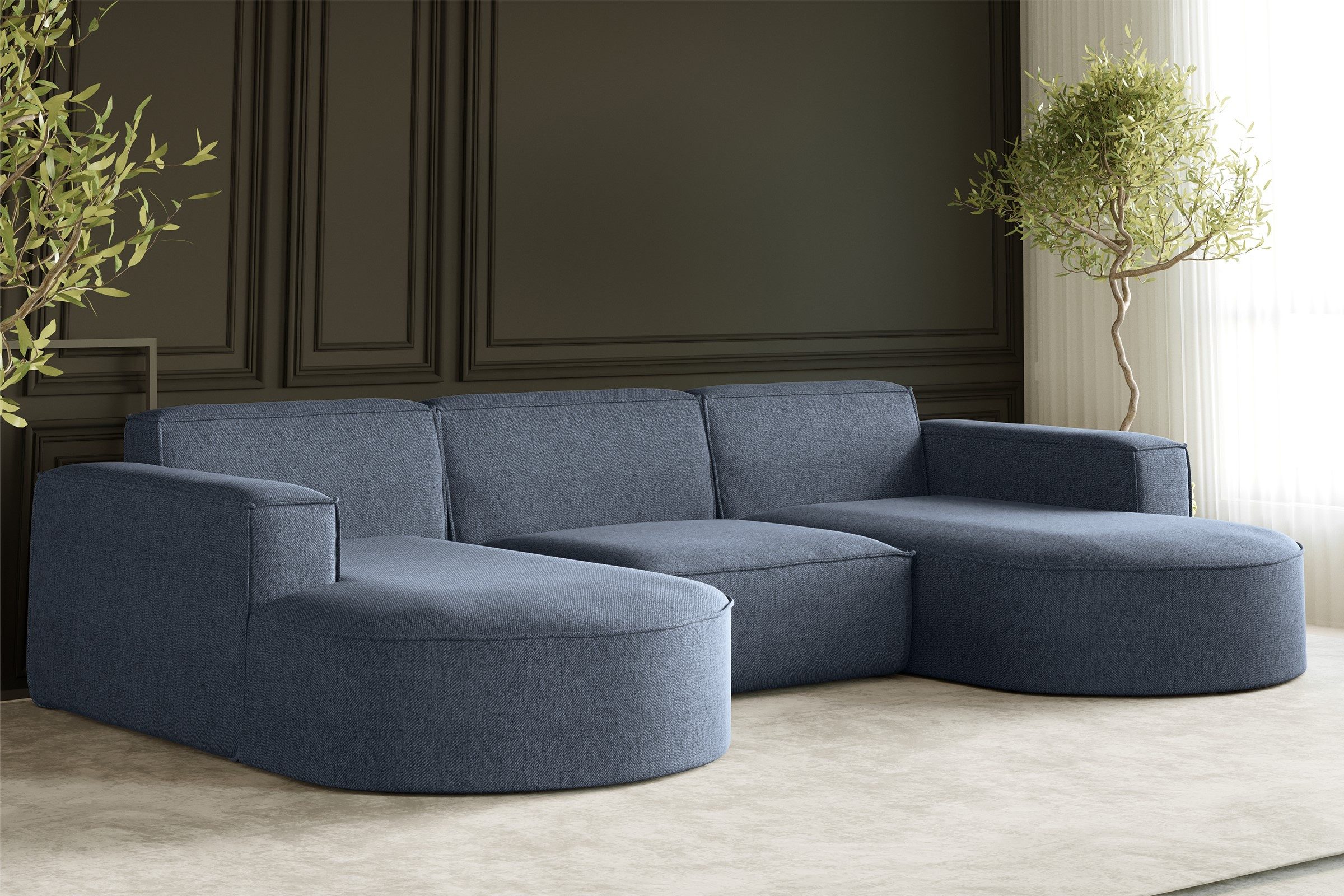 Kaiser Möbel Ecksofa Sofa U form, günstig online kaufen