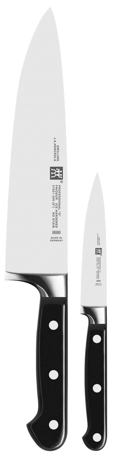 Zwilling Messer-Set »SIGMAFORGE® Professional S« (Set, 2-tlg., 1 Spick- und Garniermesser (10 cm), 1 Kochmesser (20 cm), Edelstahl 18/10, aus einem Stück geschmiedet