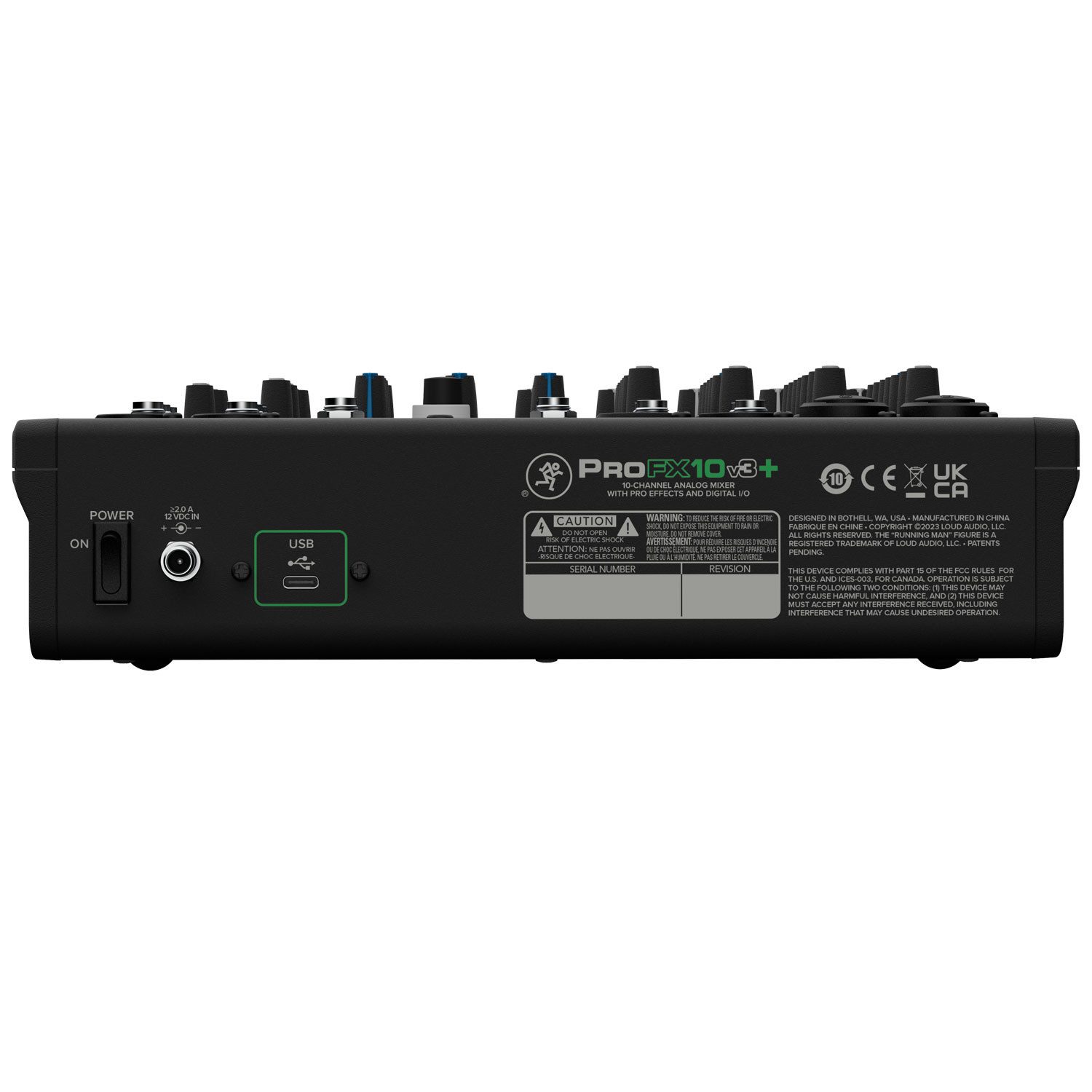 MACKIE Mackie Mischpult ProFX10V3+ 10-Kanal Analogmixer Digitales Aufnahmegerät (Mischpult 10-Kanal Analogmixer)