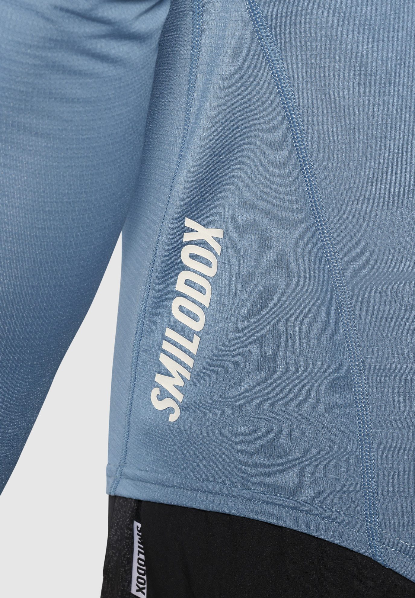 Smilodox Longsleeve Powerfit, Slim Fit Atmungsaktives Langarmshirt Schnelltrocknendes strapazierfähiges Funktionsshirt, Sport Laufen Gym
