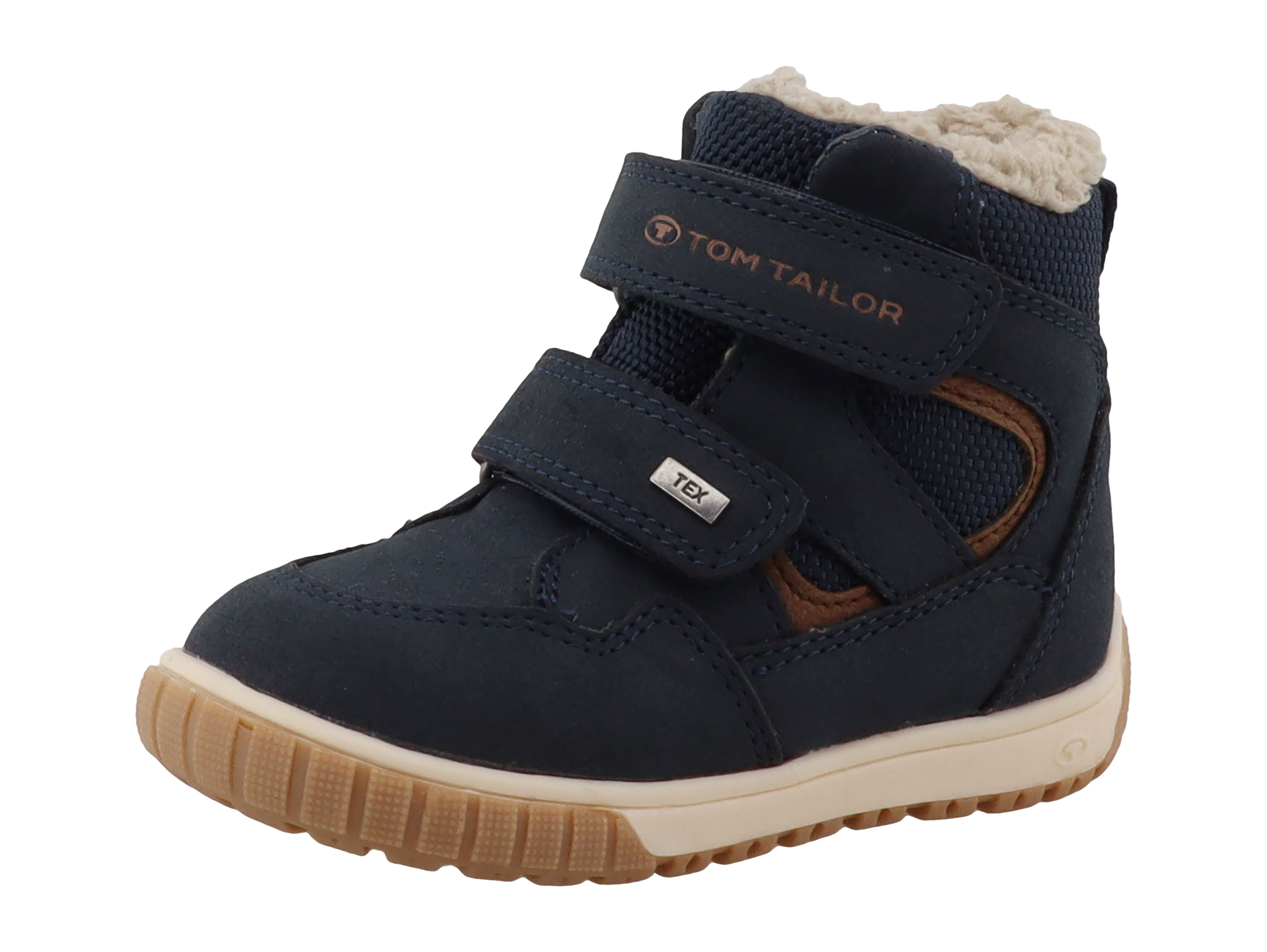 TOM TAILOR Winterboots Klettboots mit wasserabweisender TEX-Ausstattung