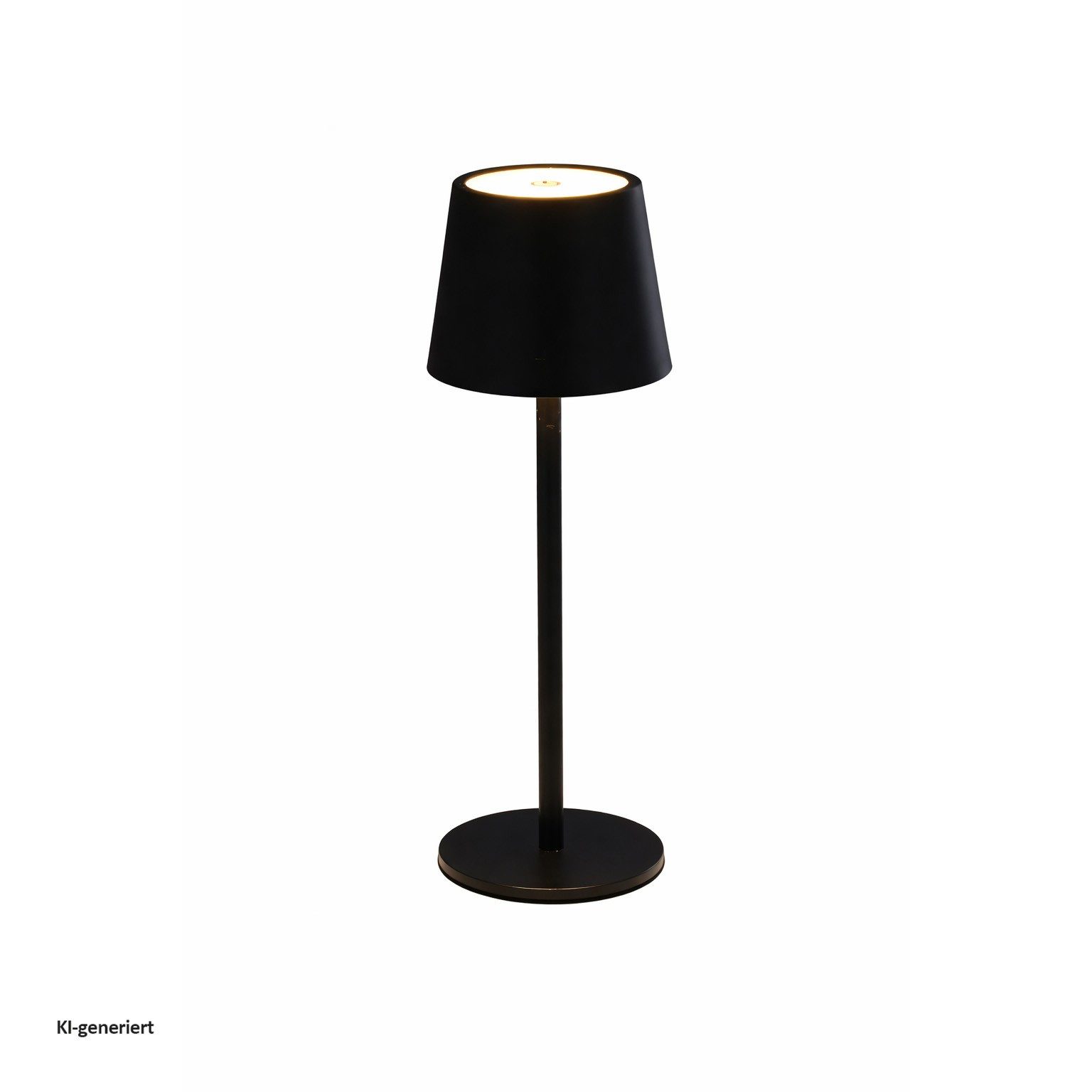 CEPEWA Tischleuchte Tischleuchte LED Touch Akku schwarz USB wiederaufladbare Tischlampe