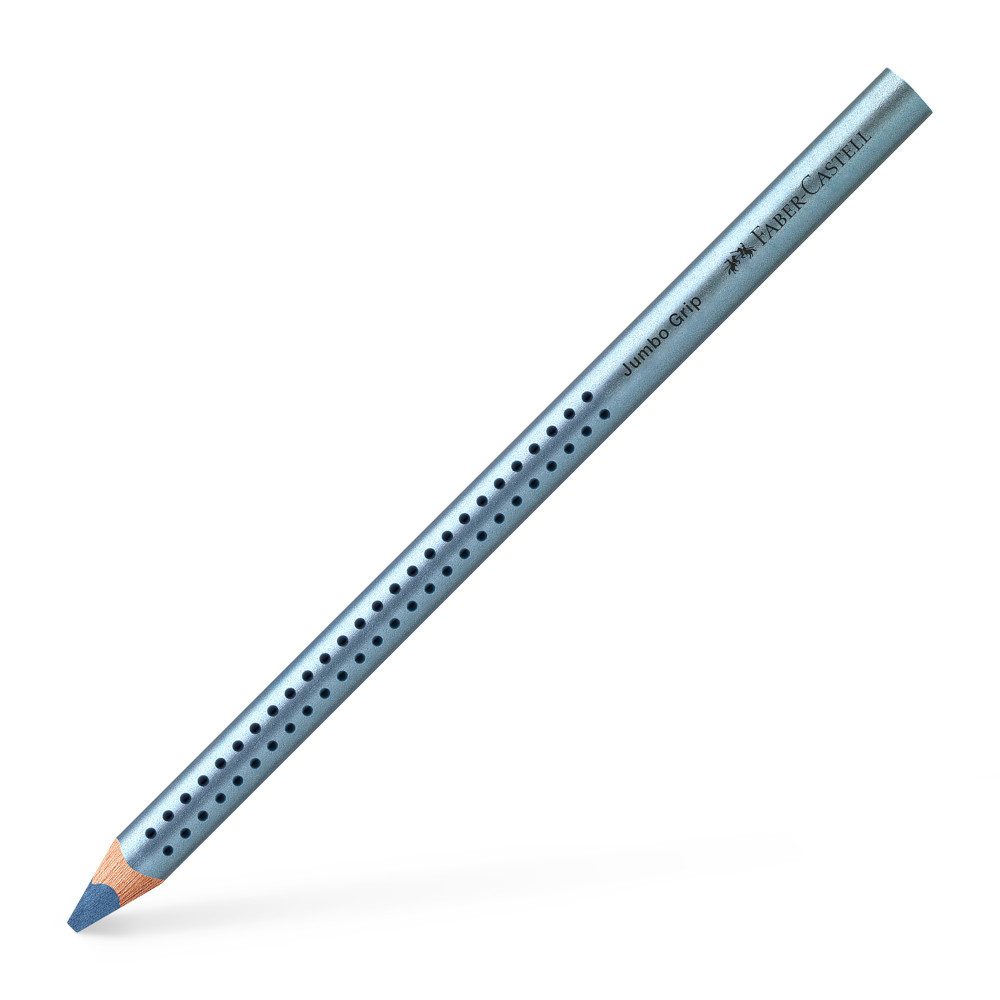 Faber-Castell Buntstift Faber-Castell Jumbo Grip Buntstift Blau Metallic
