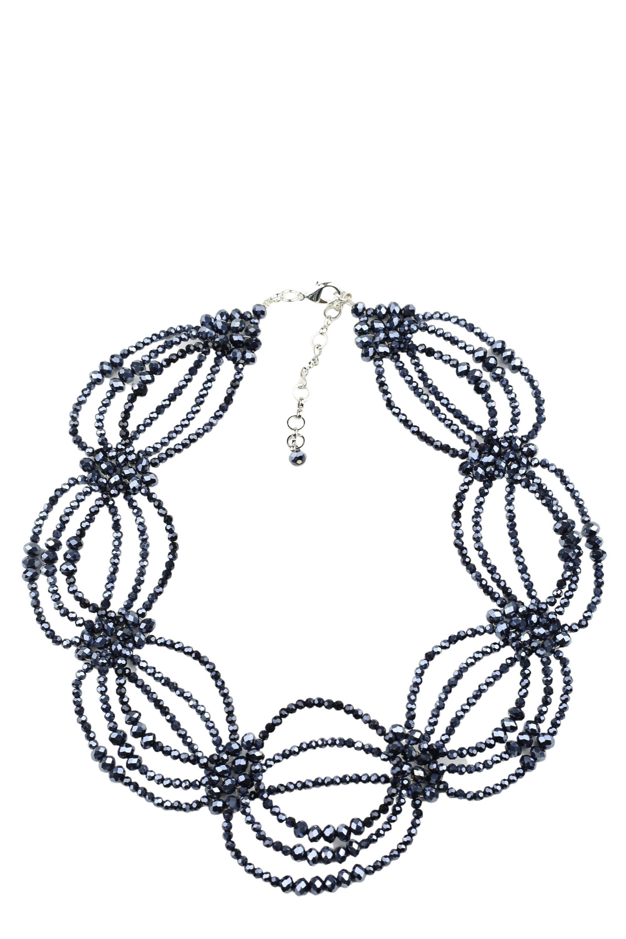 COLLEZIONE ALESSANDRO Kette mit Anhänger Pearl, aus facettierten Glasperlen