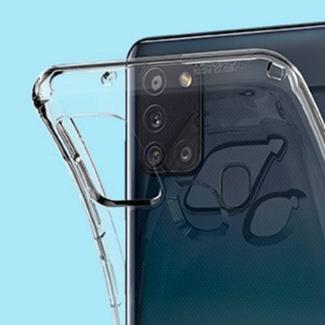 Spigen Handyhülle Galaxy A21s Case Crystal Clear