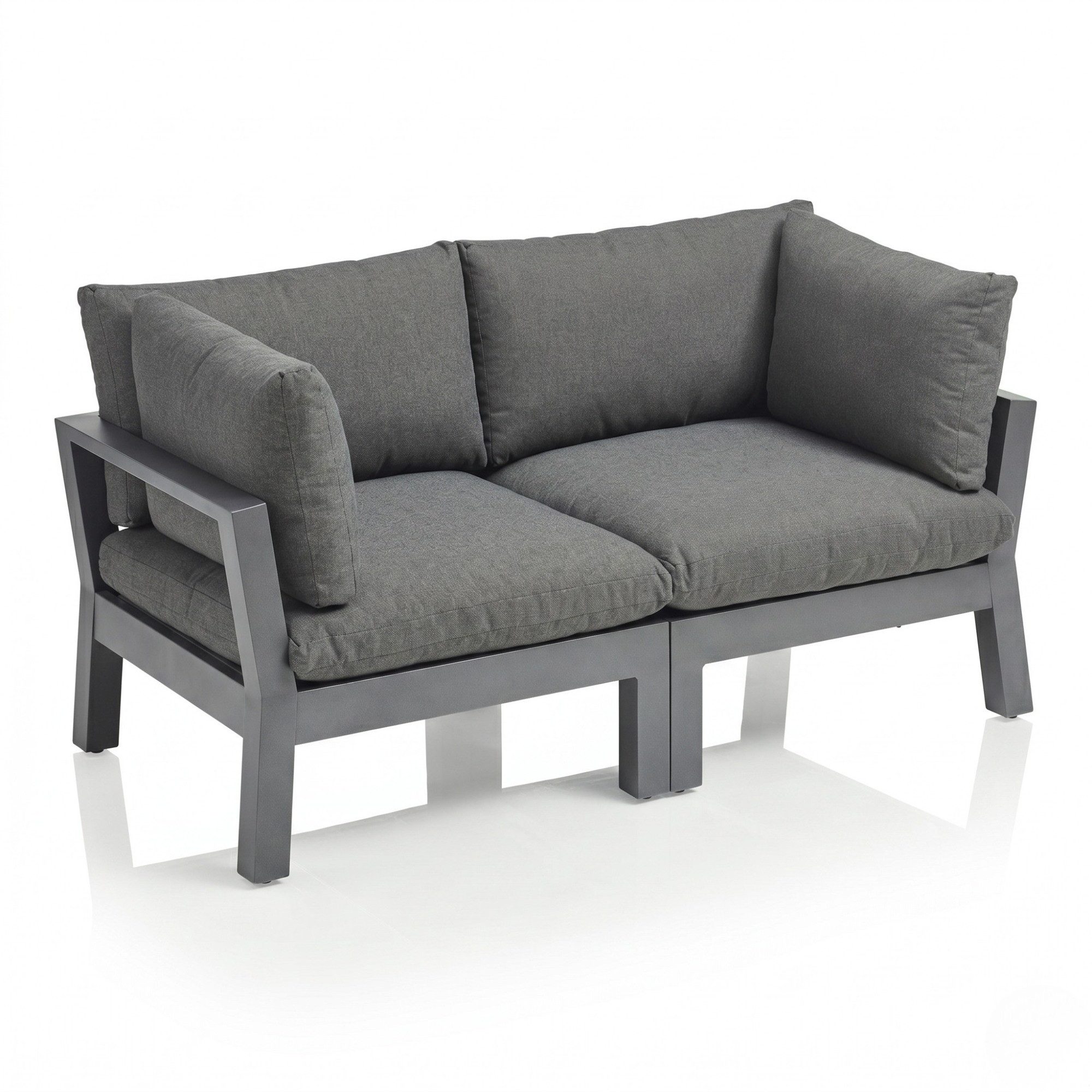 KETTLER Garten-Essgruppe Kettler Comfort Loungesofa Set 2 x Ecke 180cm x 90cm