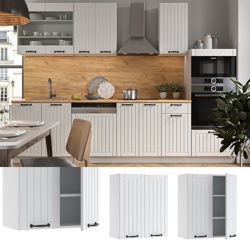 Vicco Hängeschrank Fame-Line, Weiß Landhaus/Weiß, 60 günstig online kaufen