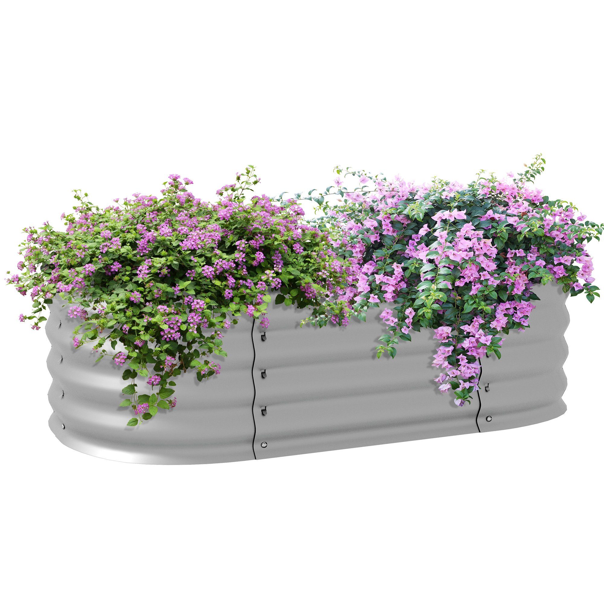 Outsunny Hochbeet Pflanzkasten, Gemüsebeet, DIY Blumenkasten günstig online kaufen