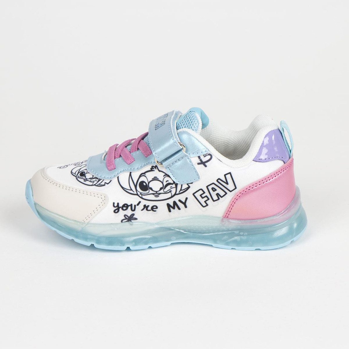 Disney Stitch Sportschuhe Mädchen Sneaker mit Lichteffekt Sneaker