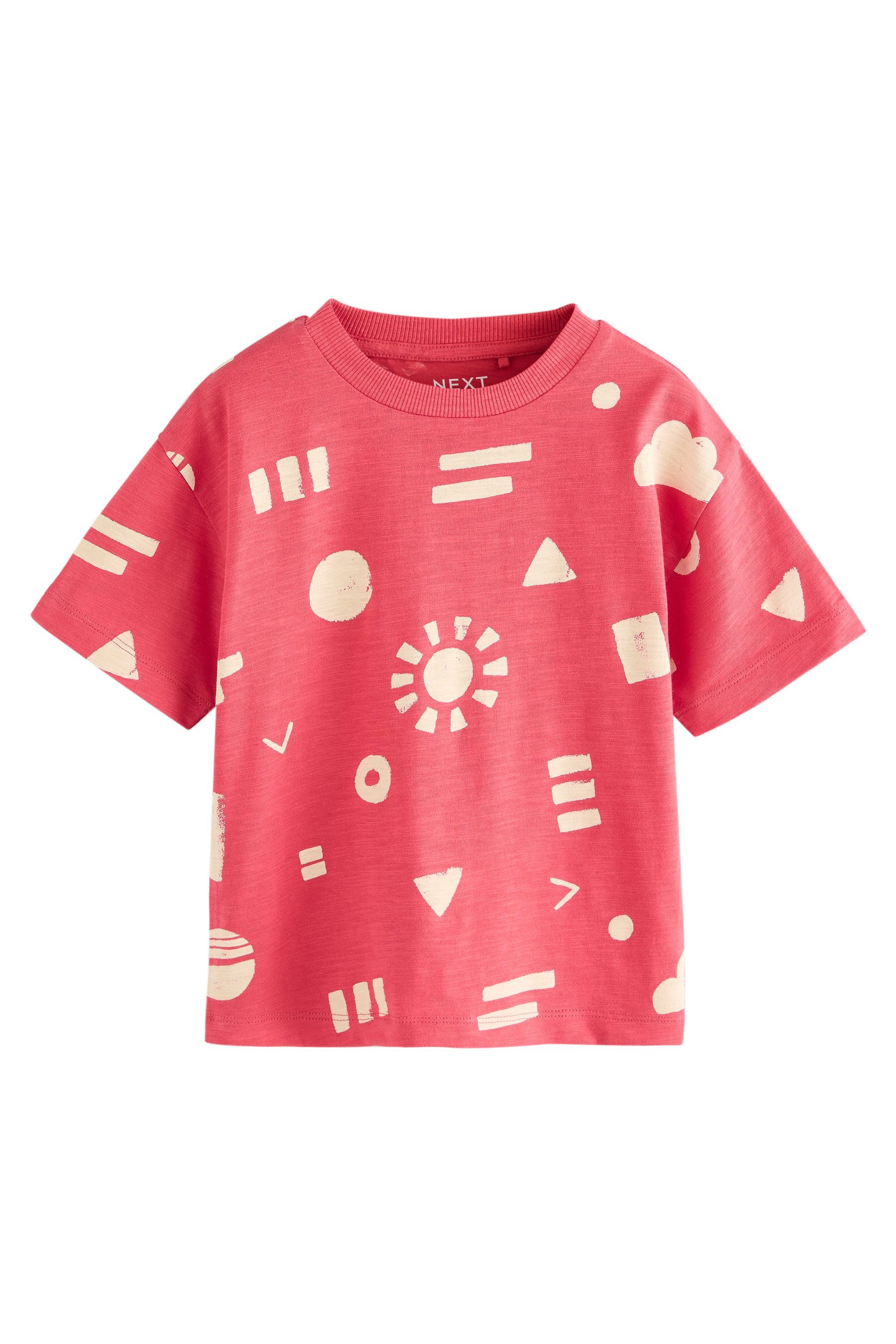 Next T-Shirt Kurzarm-T-Shirt mit durchgehendem Print günstig online kaufen
