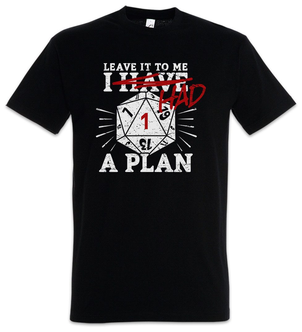Urban Backwoods Print-Shirt RPG I Had A Plan Herren T-Shirt Pen Paper D&D Dungeons Role Würfel (1-tlg) Play Dragons Playing Roleplay – Bild 2 von 4