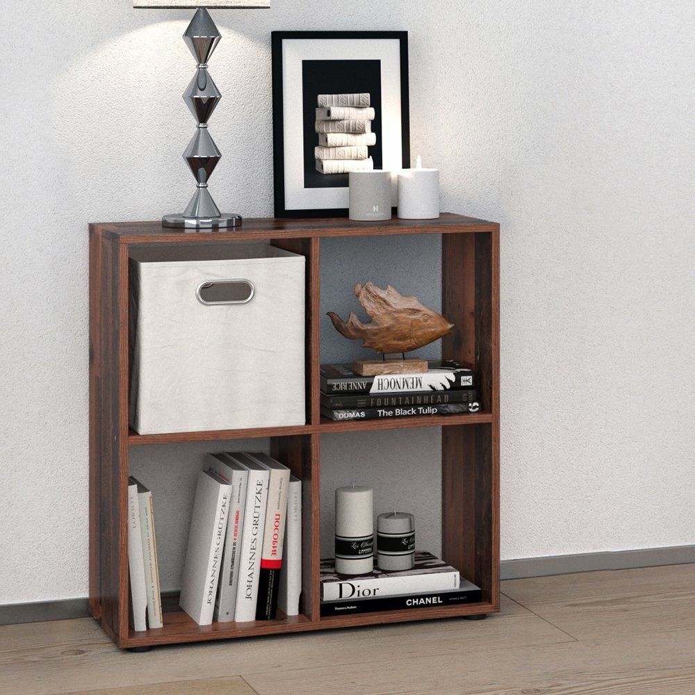 Raumteiler Tetra, Antikholz, 72 x 72.6 cm