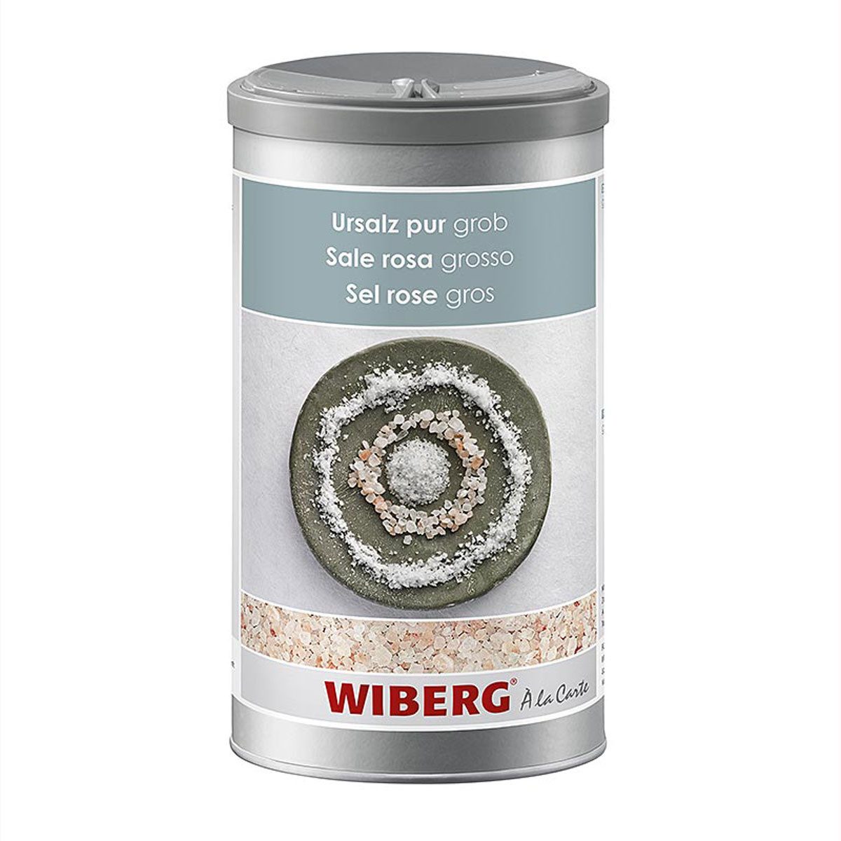 WIBERG Gewürz, Wiberg Ursalz grob unjodiert Dose Nachfüllpack für Salzmühle 1400g