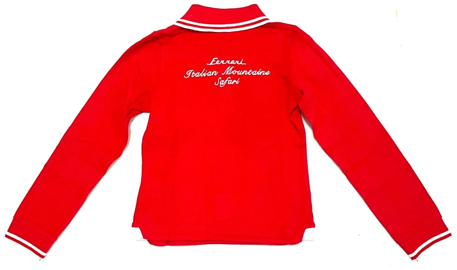 Ferrari Langarm-Poloshirt Ferrari Kinder Poloshirt, Scuderia Ferrari Girl L/S POLO Logo