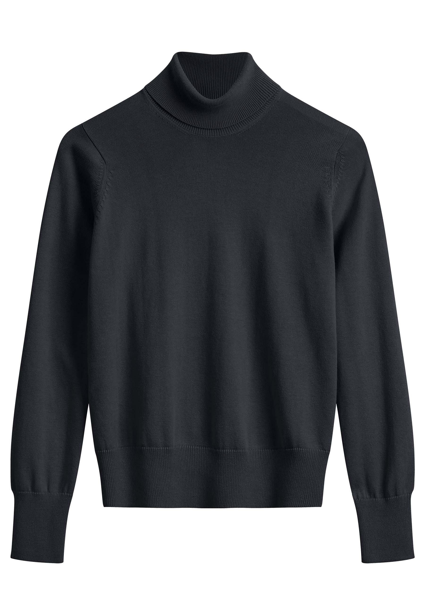 Rollkragenpullover Feinstrick Rollkragenpullover Style MAYURA
