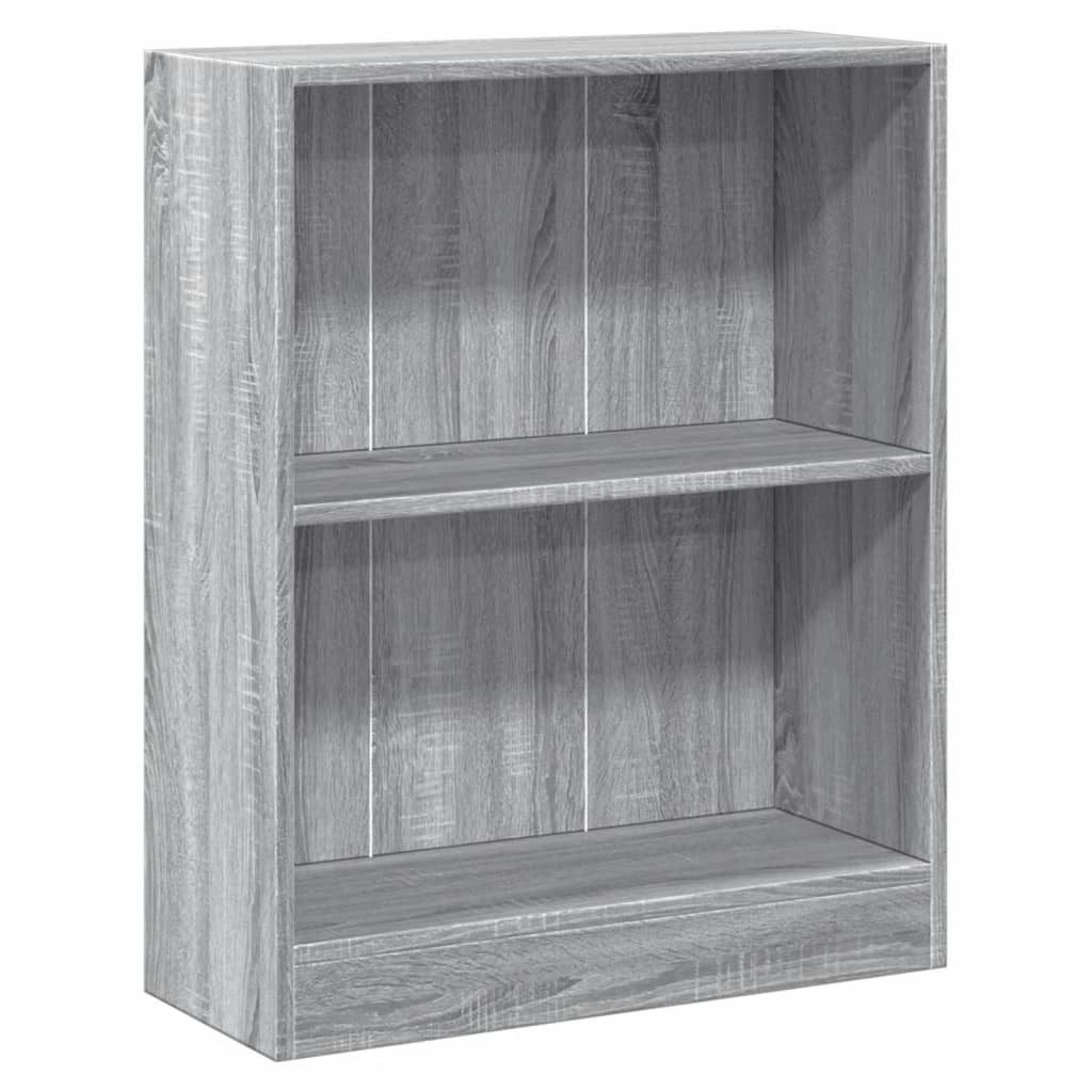 furnicato Bücherregal Grau Sonoma 60 x 24 x 76 cm aus Holzwerkstoff, 1-tlg.